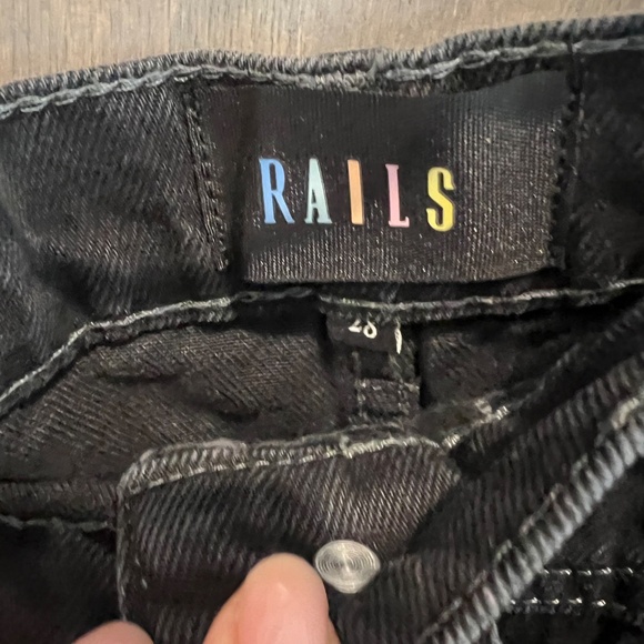 RAILs Inked Raw Hem Canyon Button Skirt size 28 - Picture 6 of 6